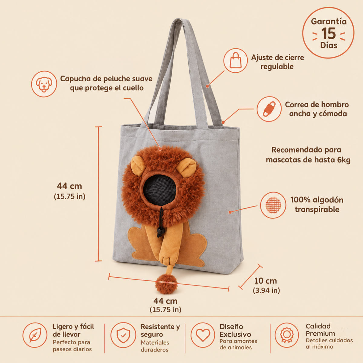 Bolsa de Paseo Confort